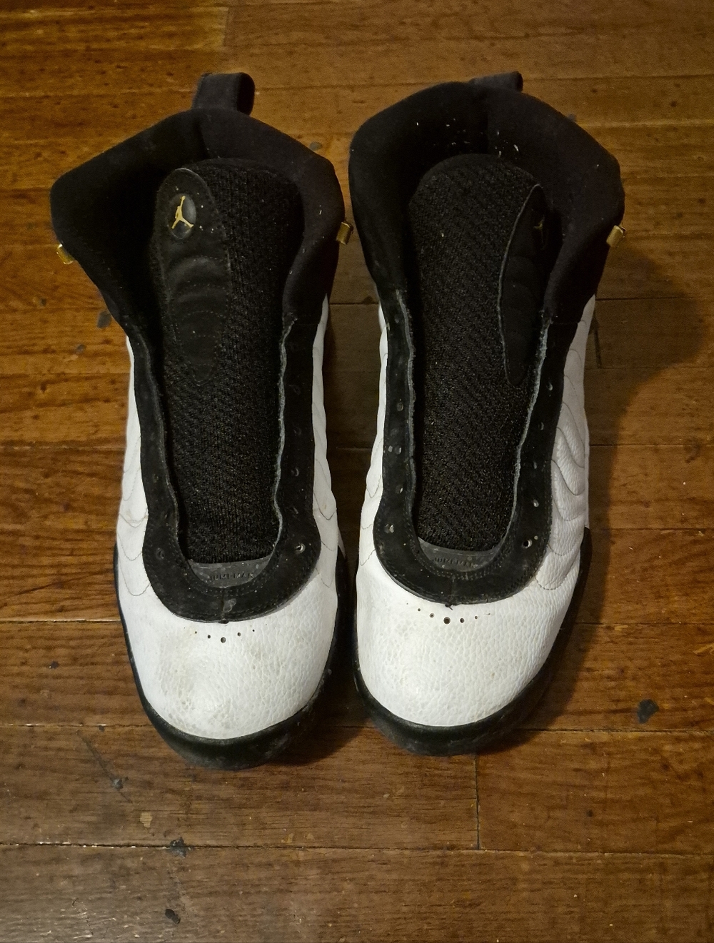 Air Jordan Black & White Retro Basketball Shoes Mens Sz 16